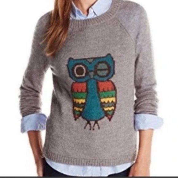 Woolrich Sweaters - Woolrich Owl Sweater Grey sz M in Perfect Conditions